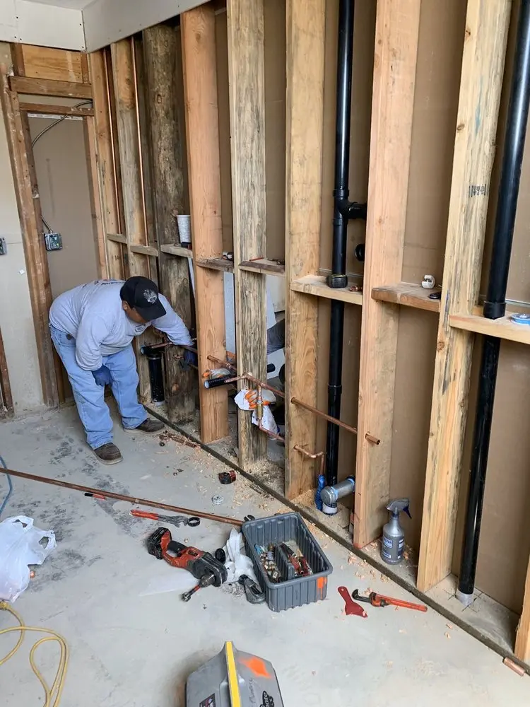 Commercial rough-in plumbing for Gas Line Repair in Southampton